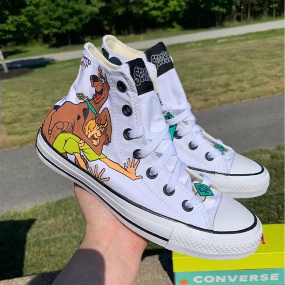 Converse x Scooby Doo CTAS Hi Top Sneakers RARE - Picture 7 of 12